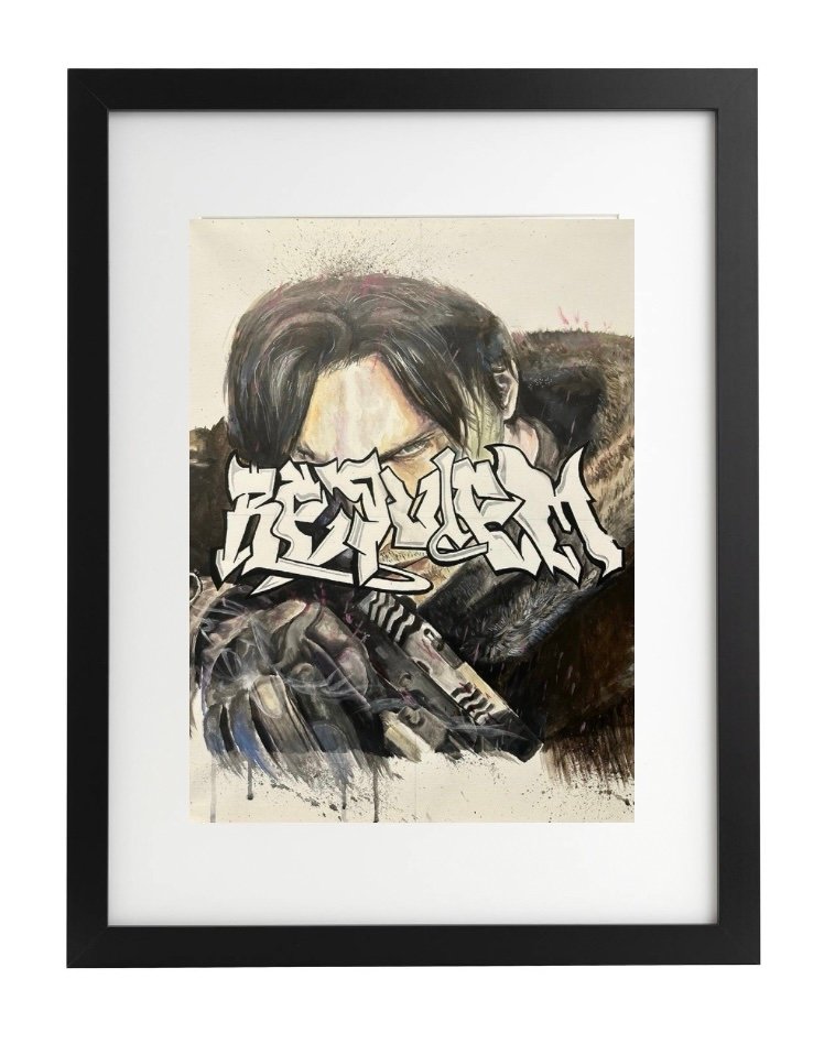 “REQUIEM” FRAMED PRINT