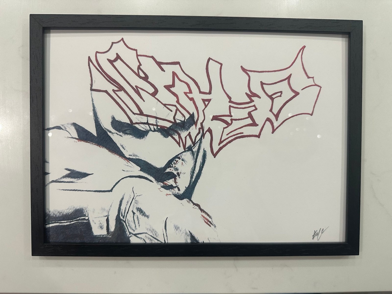 “COLD” A4 signed print