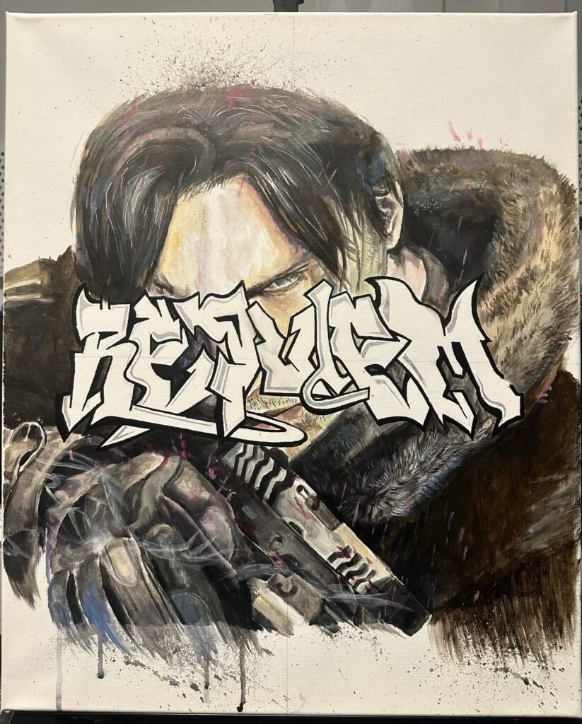 “REQUIEM” Original Acrylic Painting