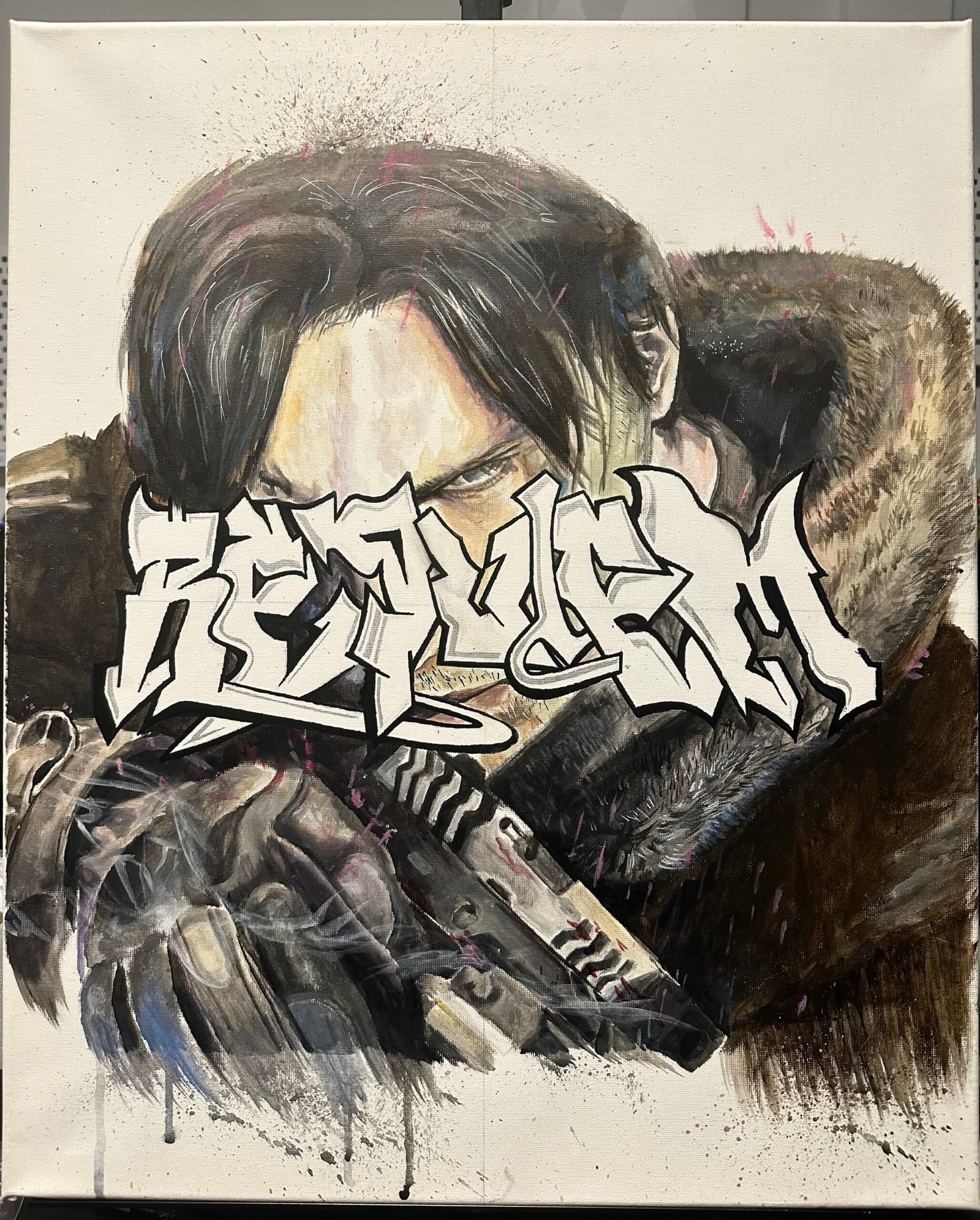 “REQUIEM” Original Acrylic Painting