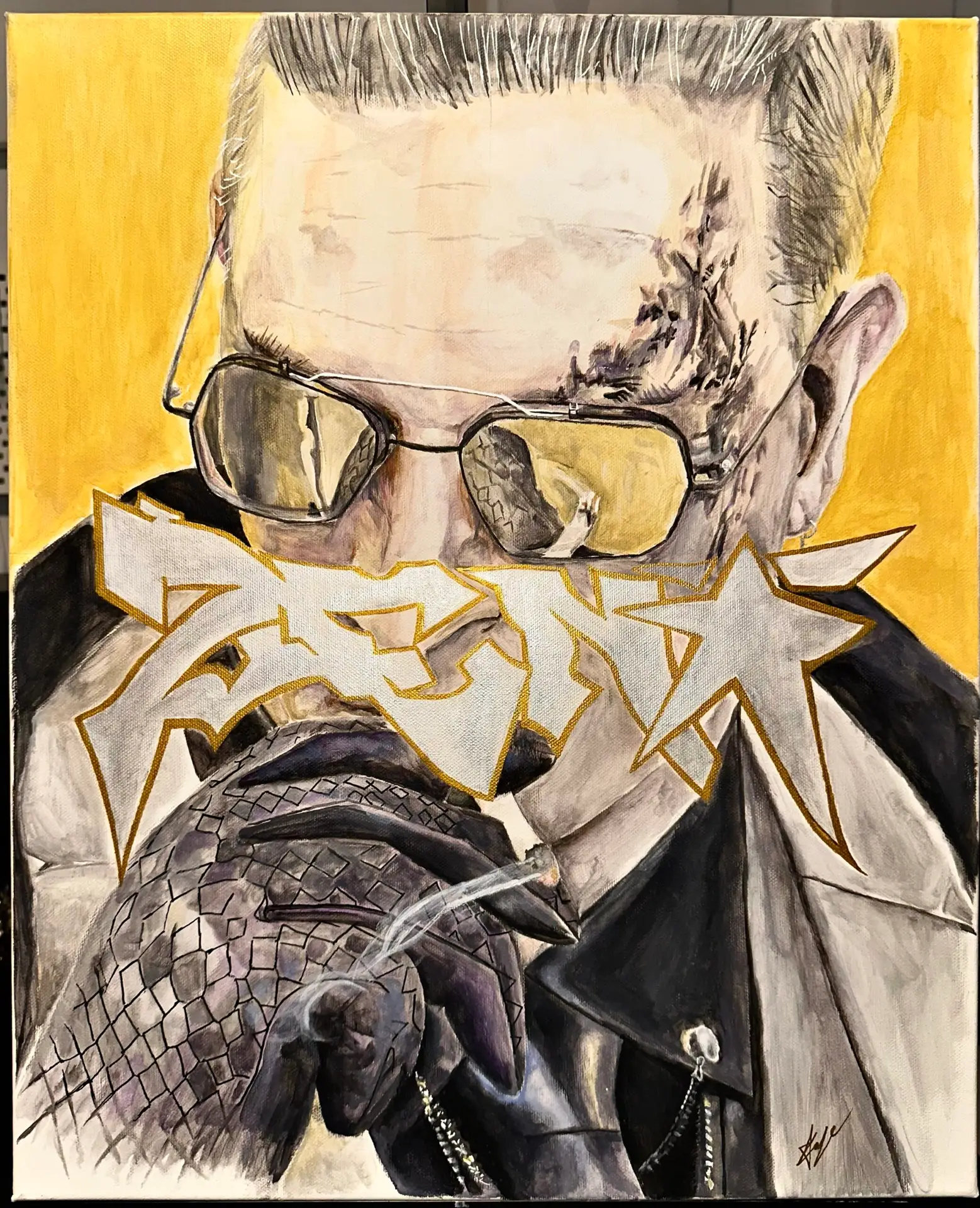 “ZENO” Original Acrylic painting